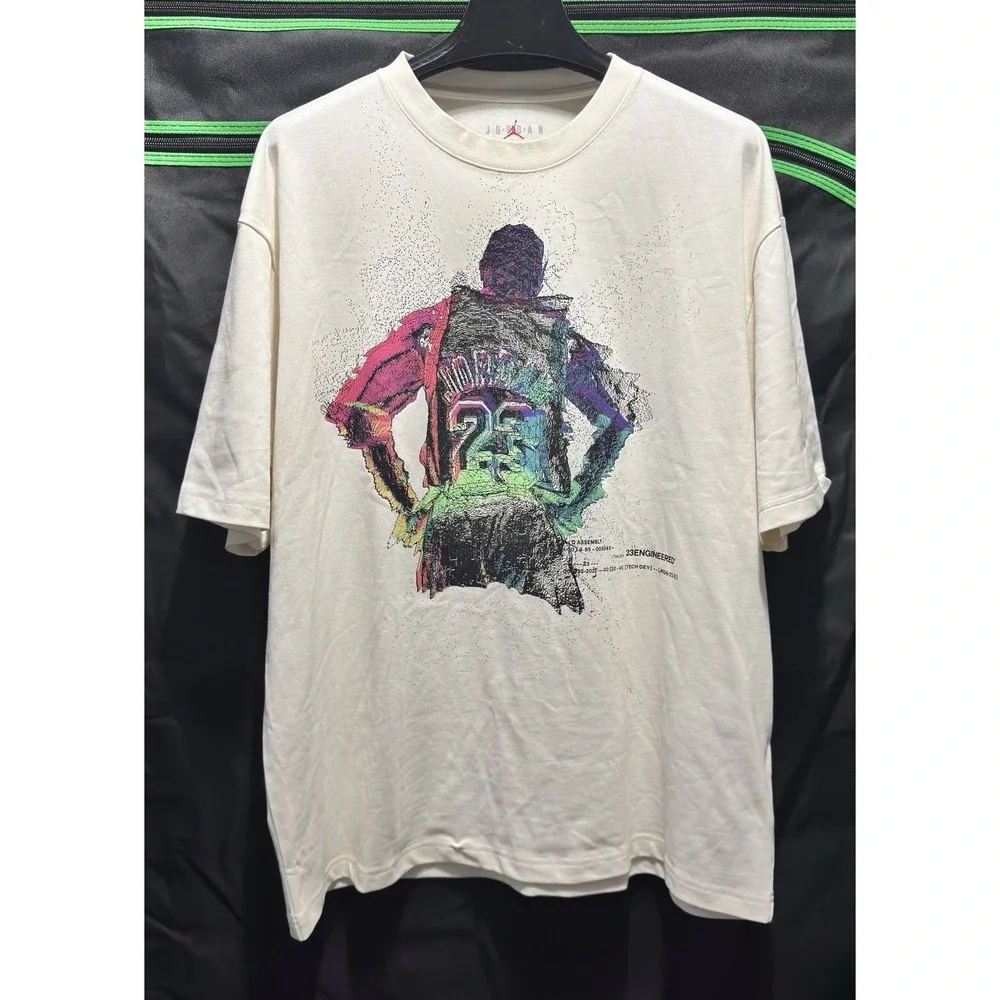 Size XL - Nike Jordan 23 Engineered '85 Statement T-Shirt Cream DM1420 901 Men's